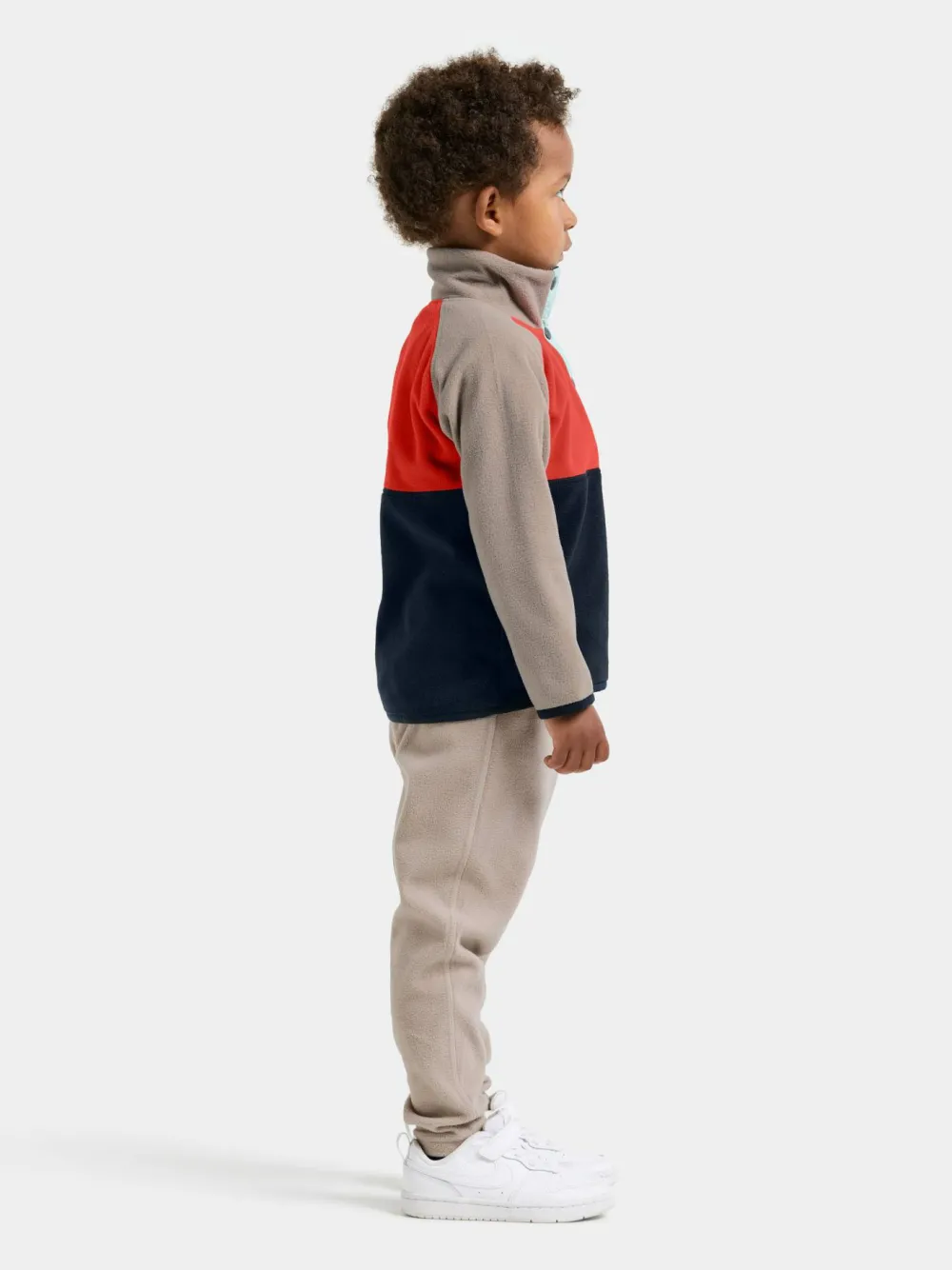 Didriksons Kids' Monte Half Button 5 Paprika Discount