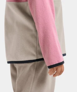 Didriksons Kids' Monte Half Button 5 Heather Pink Sale