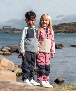 Didriksons Kids' Monte Half Button 5 Heather Pink Sale