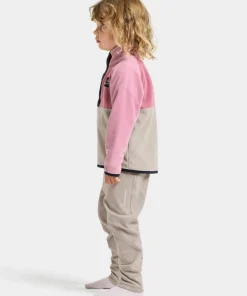 Didriksons Kids' Monte Half Button 5 Heather Pink Sale