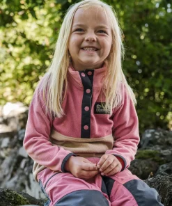 Didriksons Kids' Monte Half Button 5 Heather Pink Sale