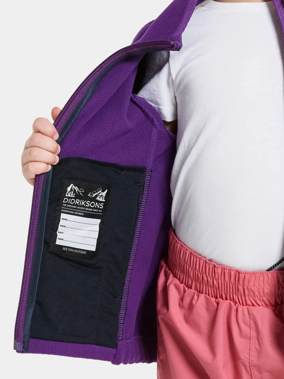 Didriksons Kids' Muskot Jacket Royal Purple