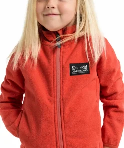 Didriksons Kids' Muskot Jacket Paprika