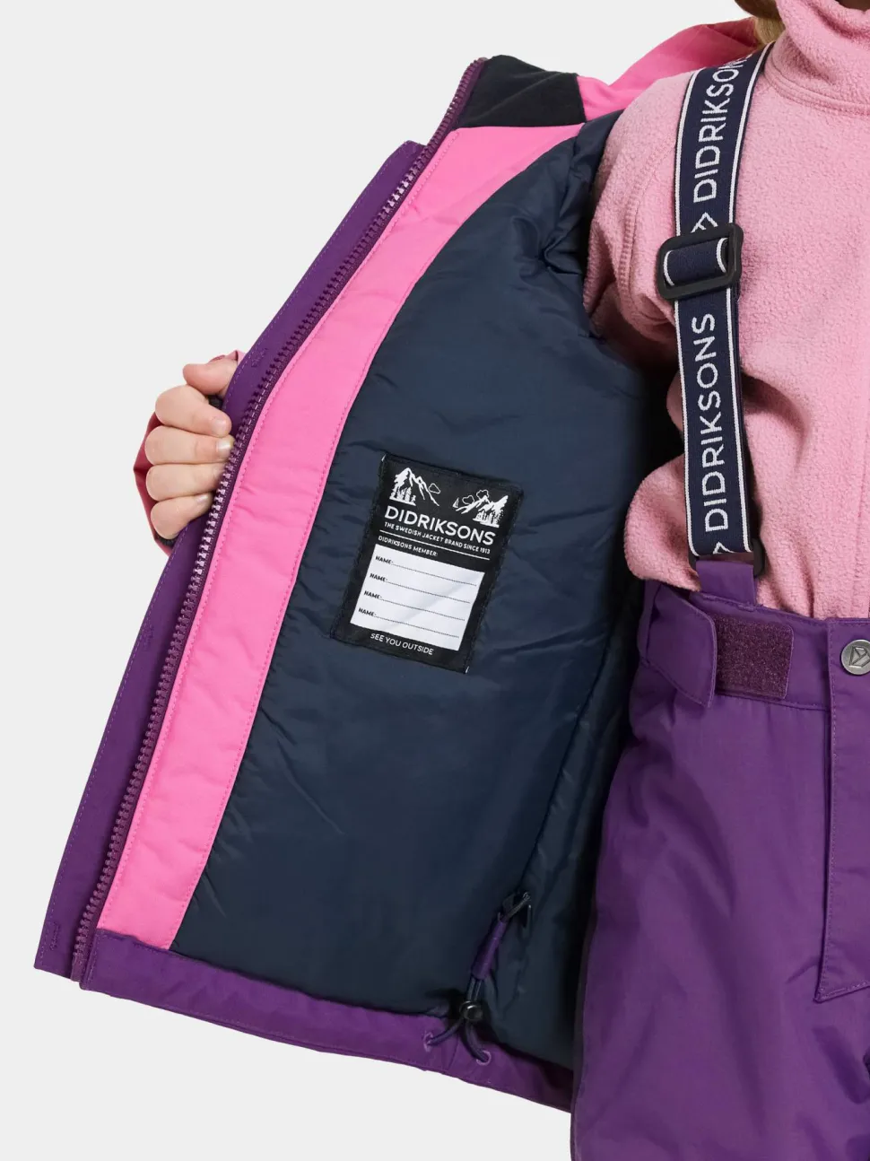 Didriksons Kids' Neptun Jacket 4 Royal Purple