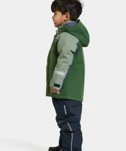 Didriksons Kids' Neptun Jacket 4 Pine Green Clearance