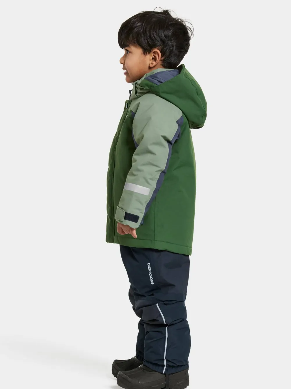 Didriksons Kids' Neptun Jacket 4 Pine Green Clearance
