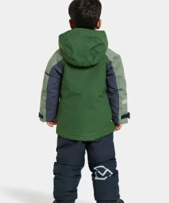 Didriksons Kids' Neptun Jacket 4 Pine Green Clearance