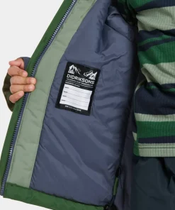 Didriksons Kids' Neptun Jacket 4 Pine Green Clearance