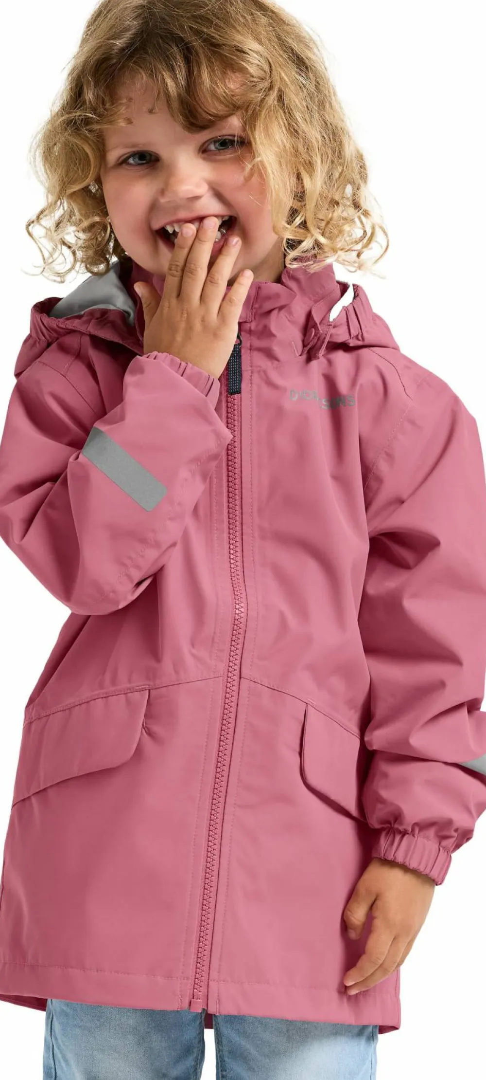 Didriksons Kids' Norma Jacket 3 Heather Pink Discount
