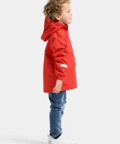 Didriksons Kids' Norma Jacket 3 Paprika