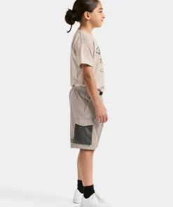 Didriksons Kids' Quartz Shorts Beach Beige