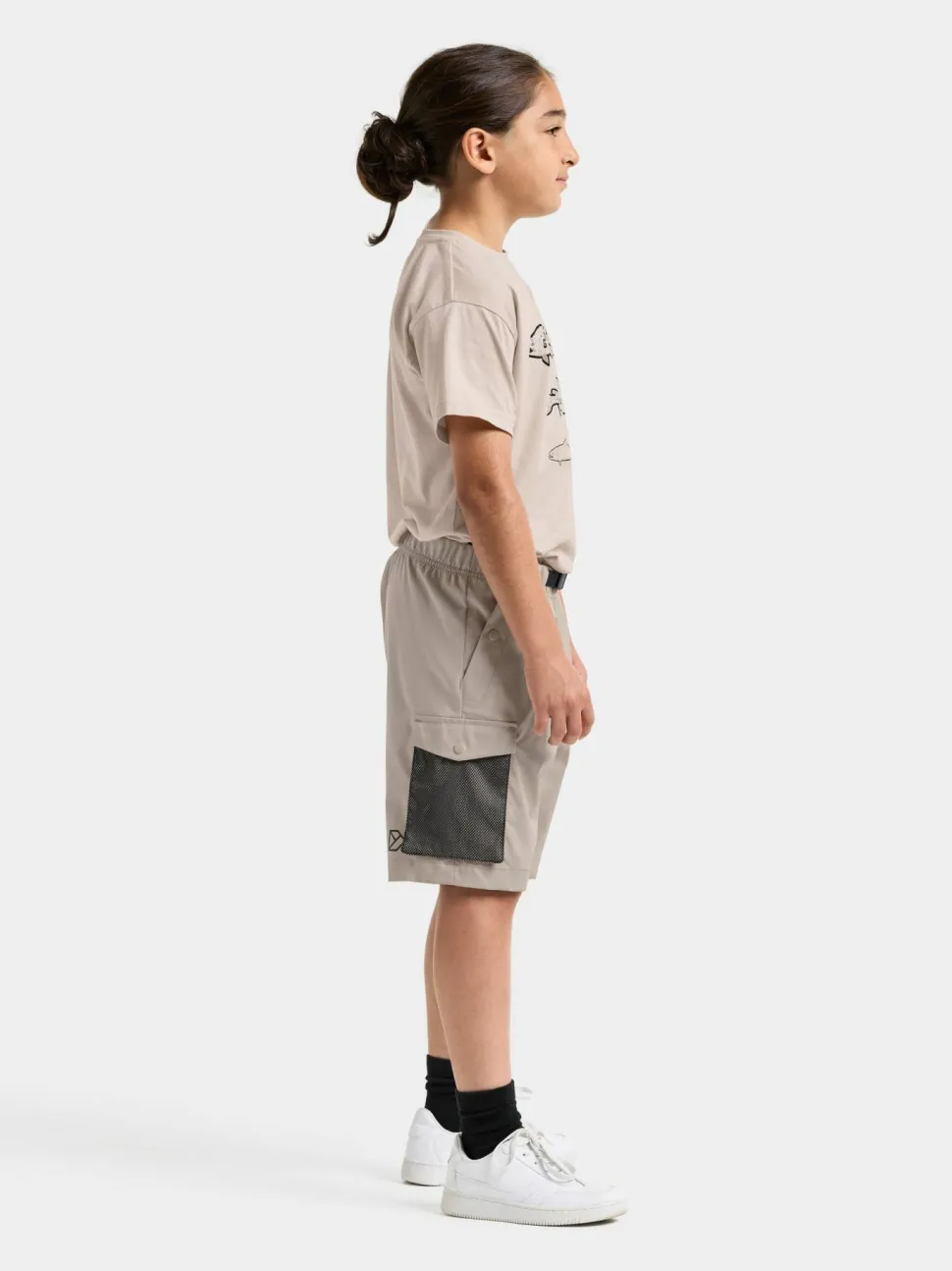 Didriksons Kids' Quartz Shorts Beach Beige