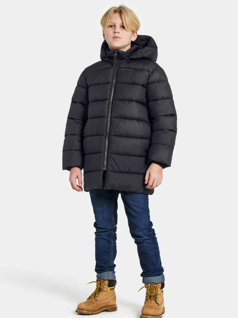 Didriksons Kids' Scoria Parka Black