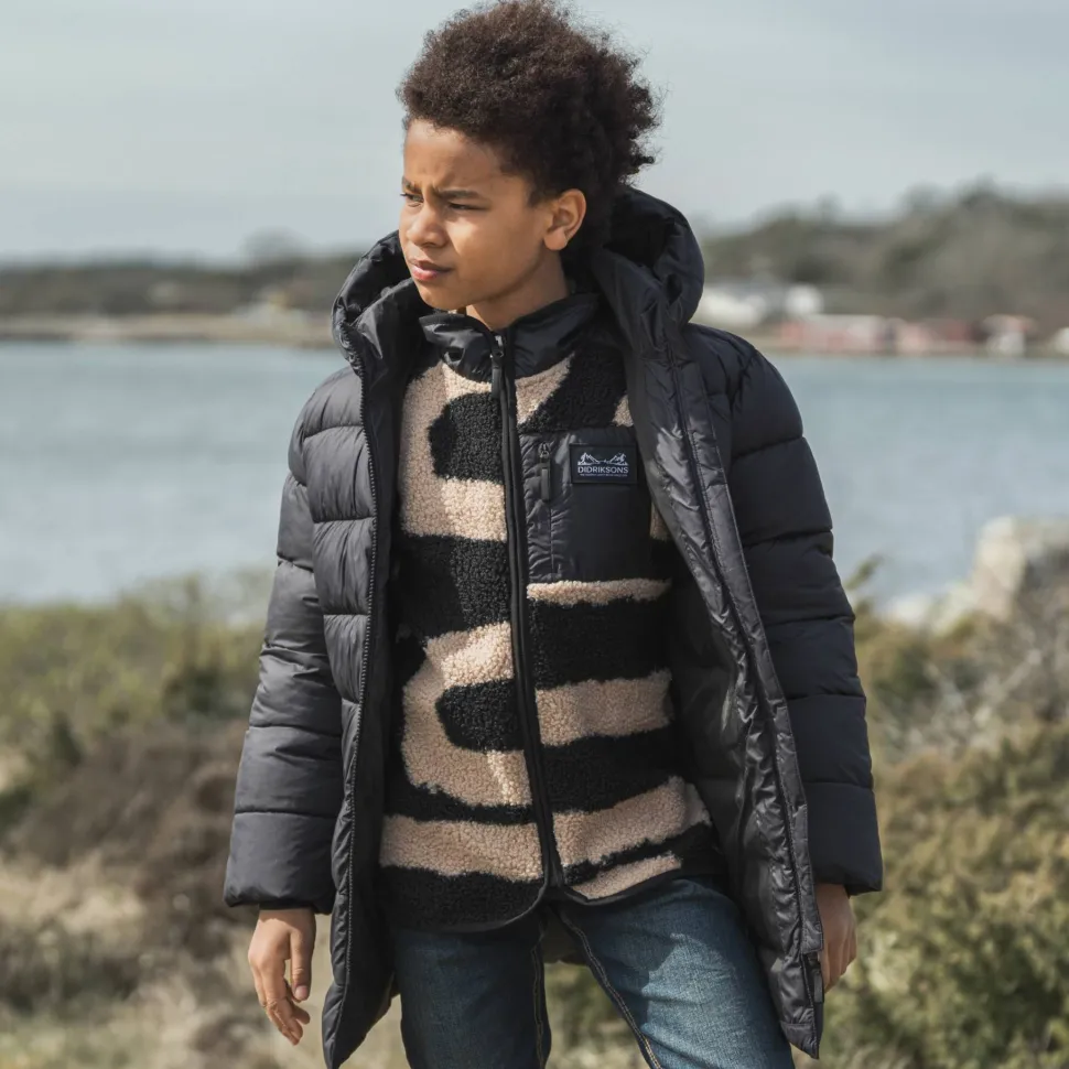 Didriksons Kids' Scoria Parka Black