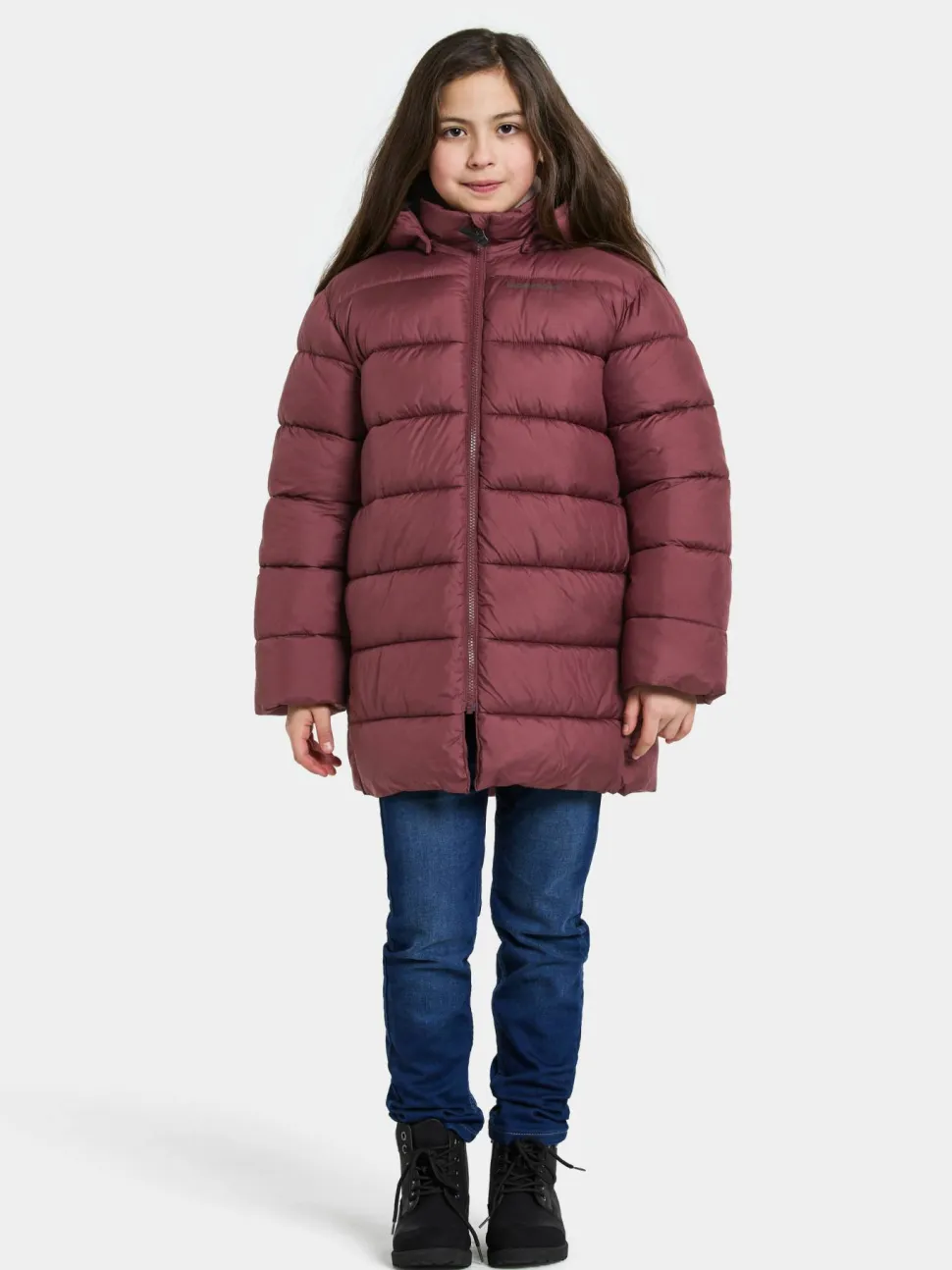 Didriksons Kids' Scoria Parka Anemon Red