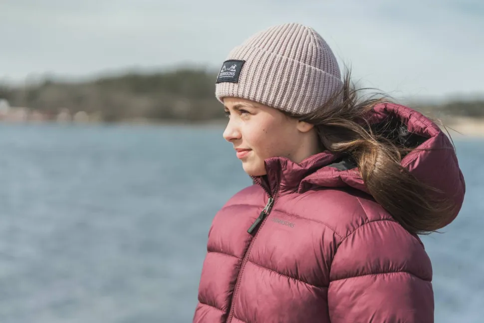 Didriksons Kids' Scoria Parka Anemon Red
