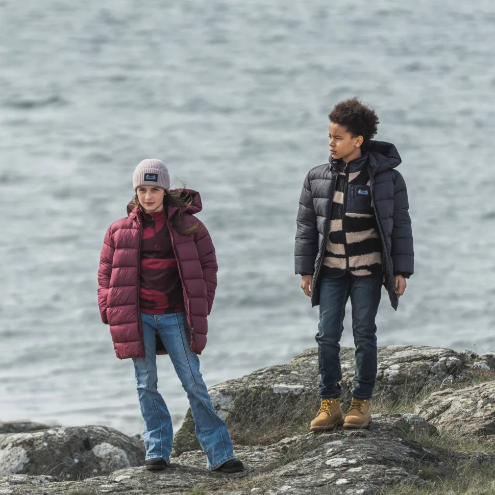 Didriksons Kids' Scoria Parka Anemon Red