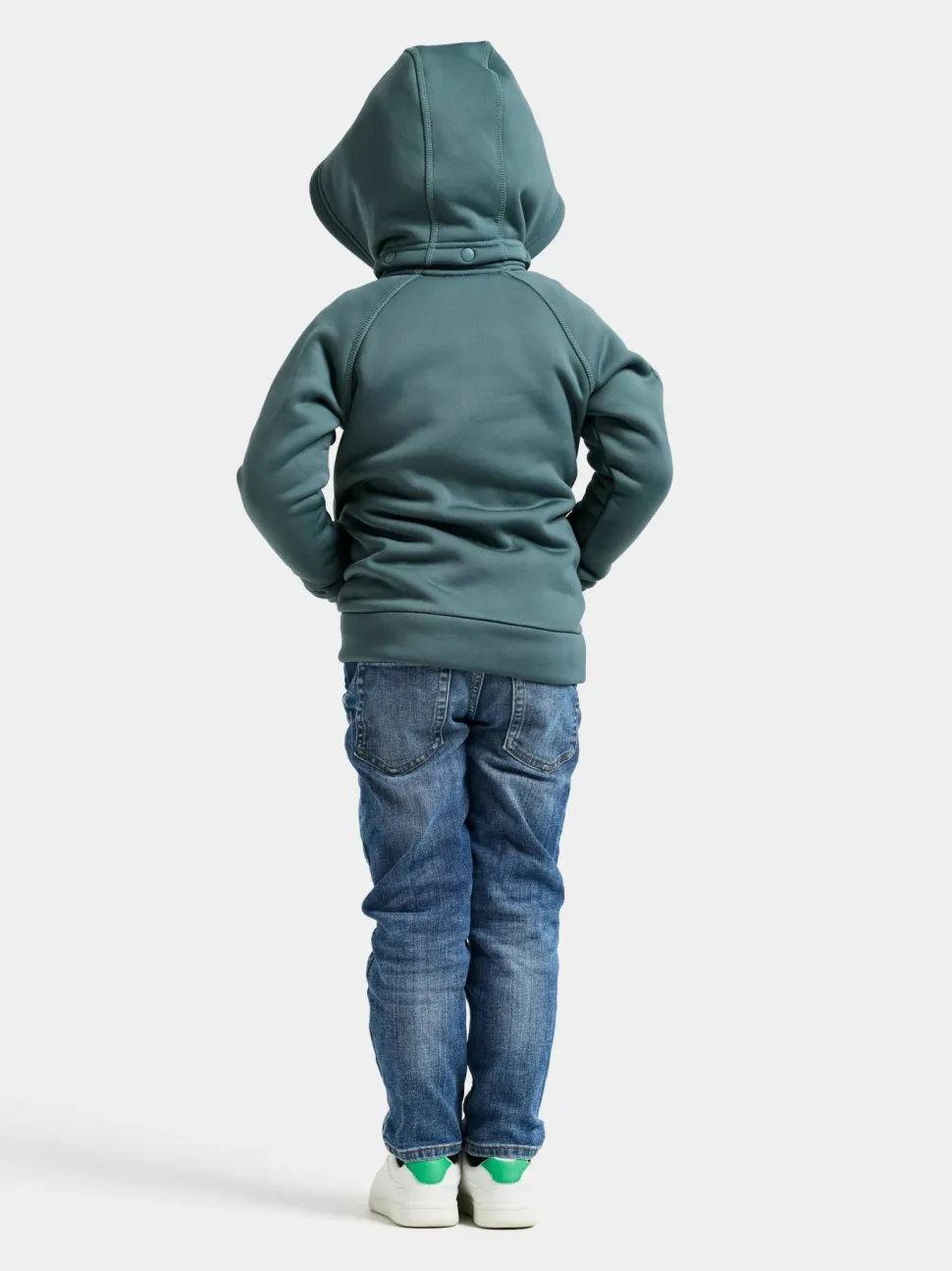 Didriksons Kids' Siljan Full Zip Factory Blue
