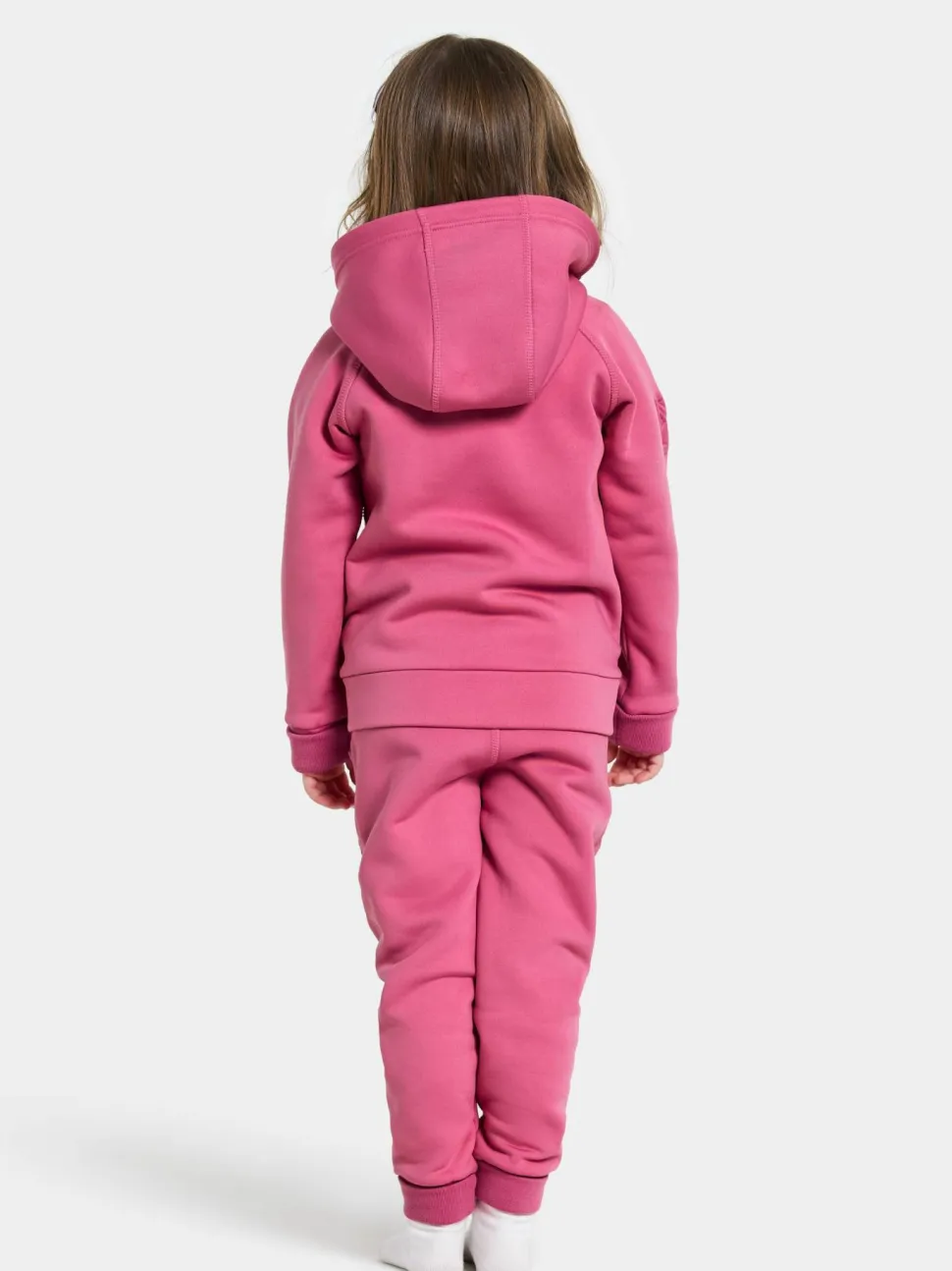 Didriksons Kids' Siljan Full Zip Sweet Pink