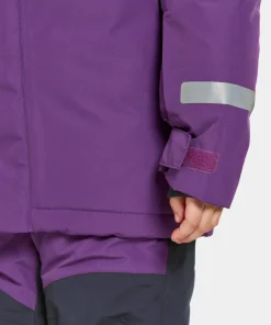 Didriksons Kids' Skare Set Royal Purple