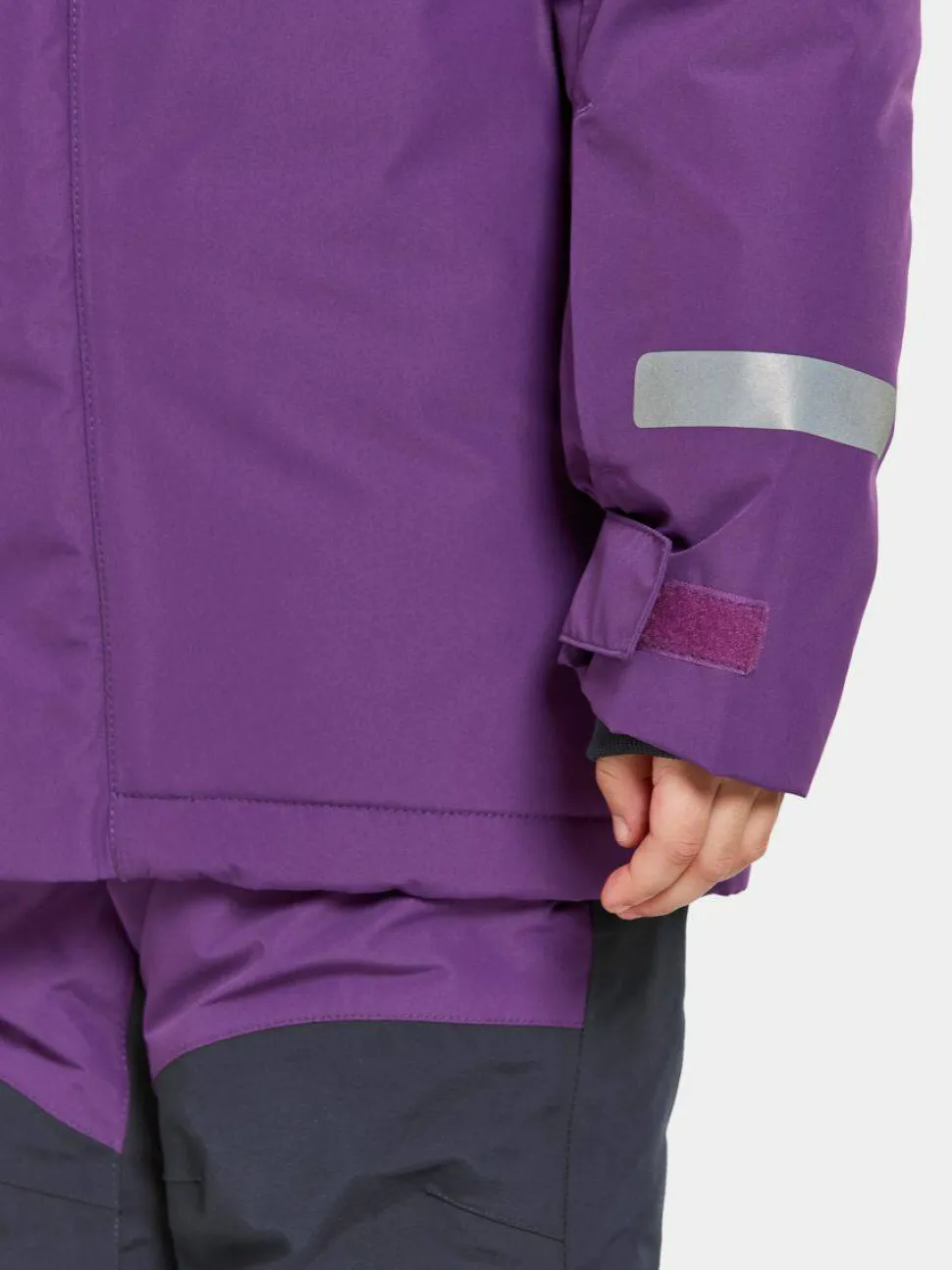Didriksons Kids' Skare Set Royal Purple