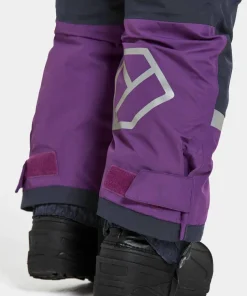 Didriksons Kids' Skare Set Royal Purple