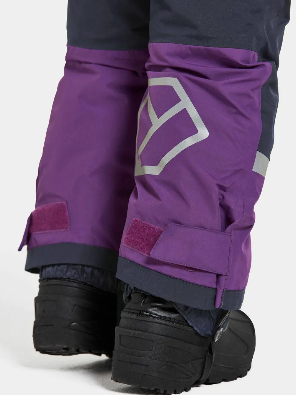 Didriksons Kids' Skare Set Royal Purple