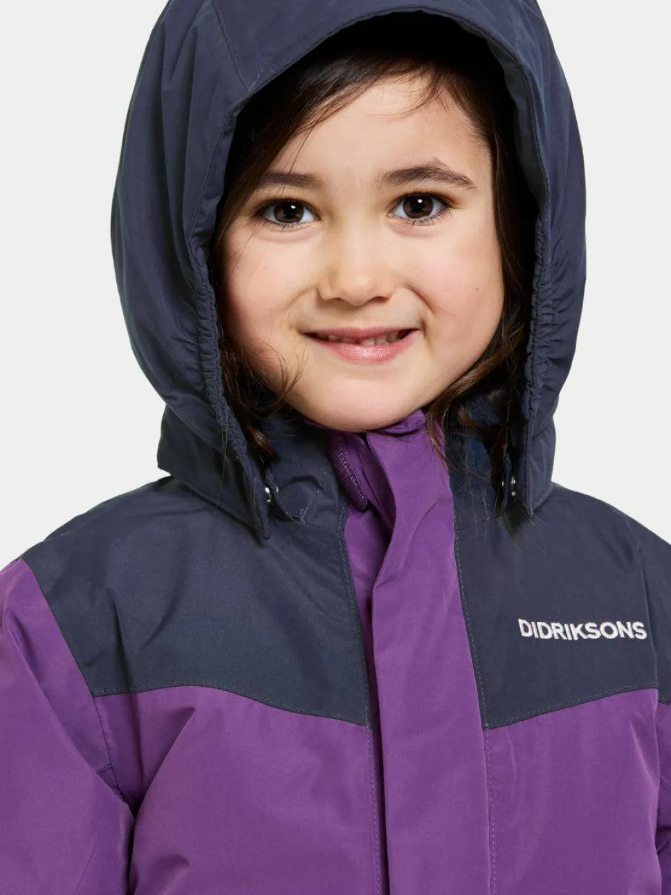 Didriksons Kids' Skare Set Royal Purple