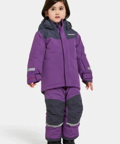 Didriksons Kids' Skare Set Royal Purple