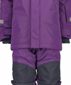 Didriksons Kids' Skare Set Royal Purple