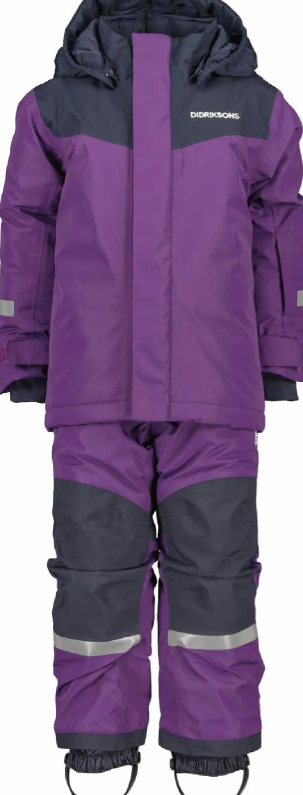 Didriksons Kids' Skare Set Royal Purple