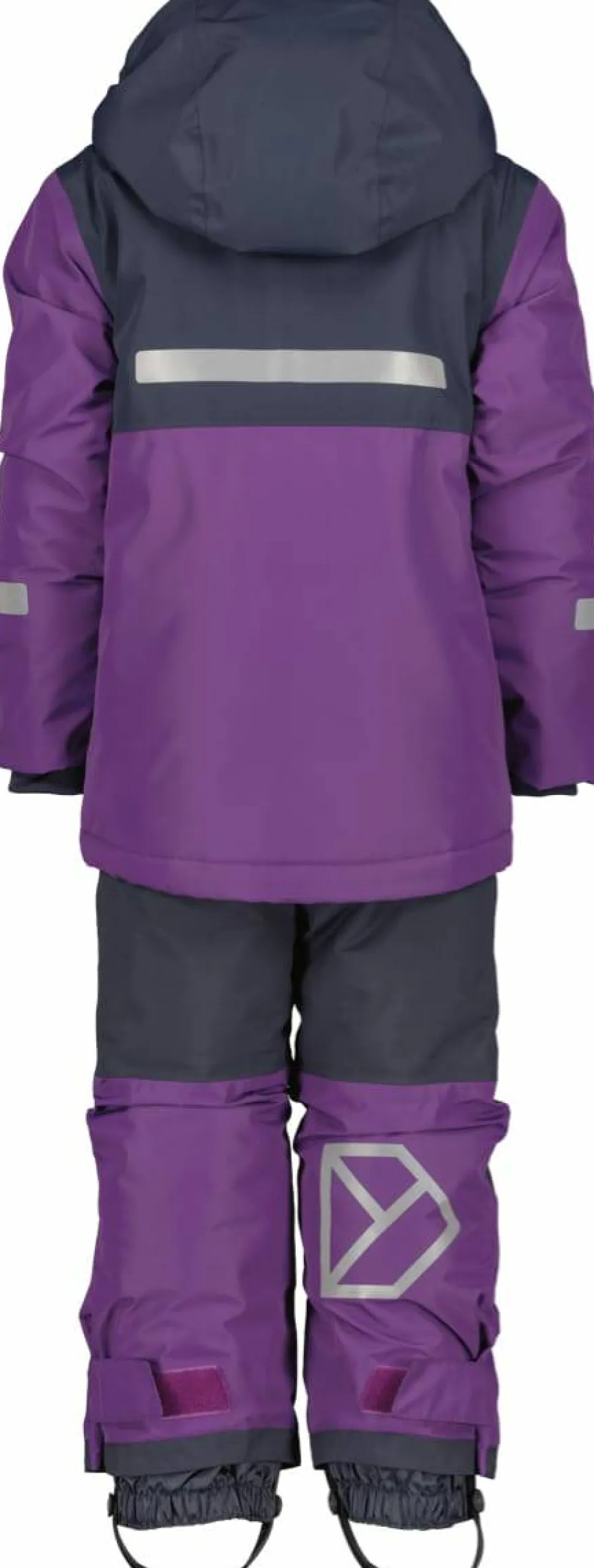 Didriksons Kids' Skare Set Royal Purple