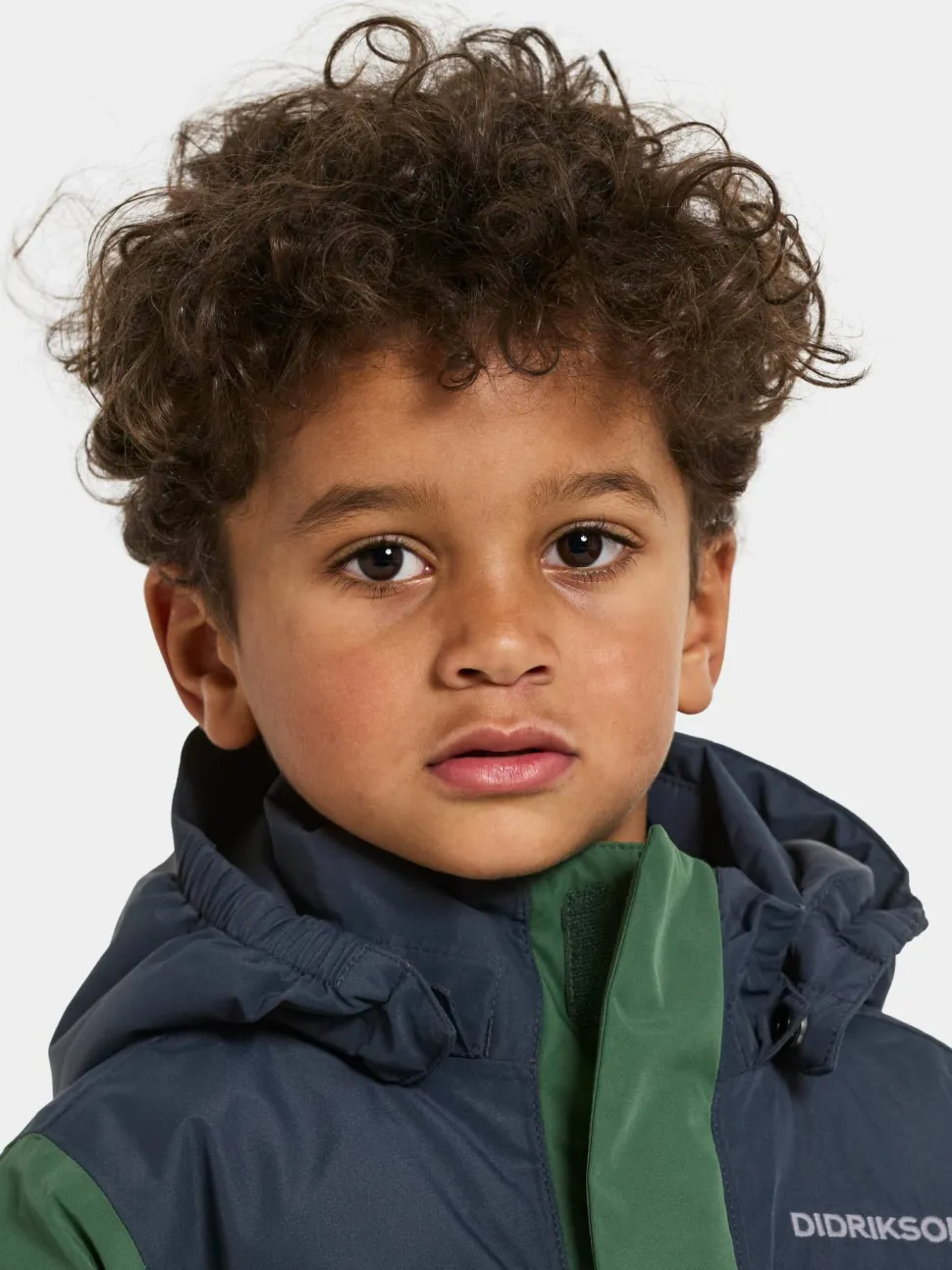 Didriksons Kids' Skare Set Pine Green