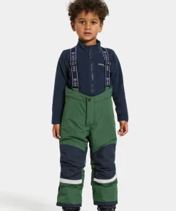 Didriksons Kids' Skare Set Pine Green