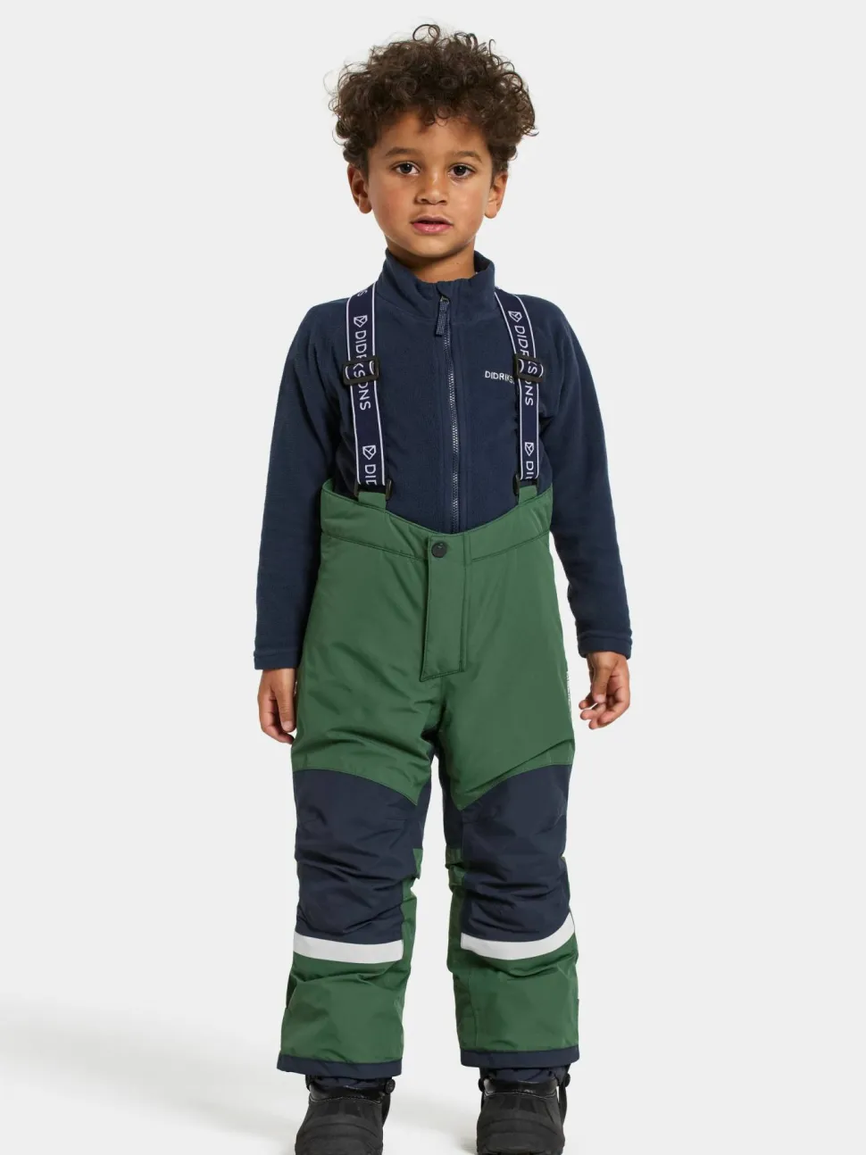Didriksons Kids' Skare Set Pine Green