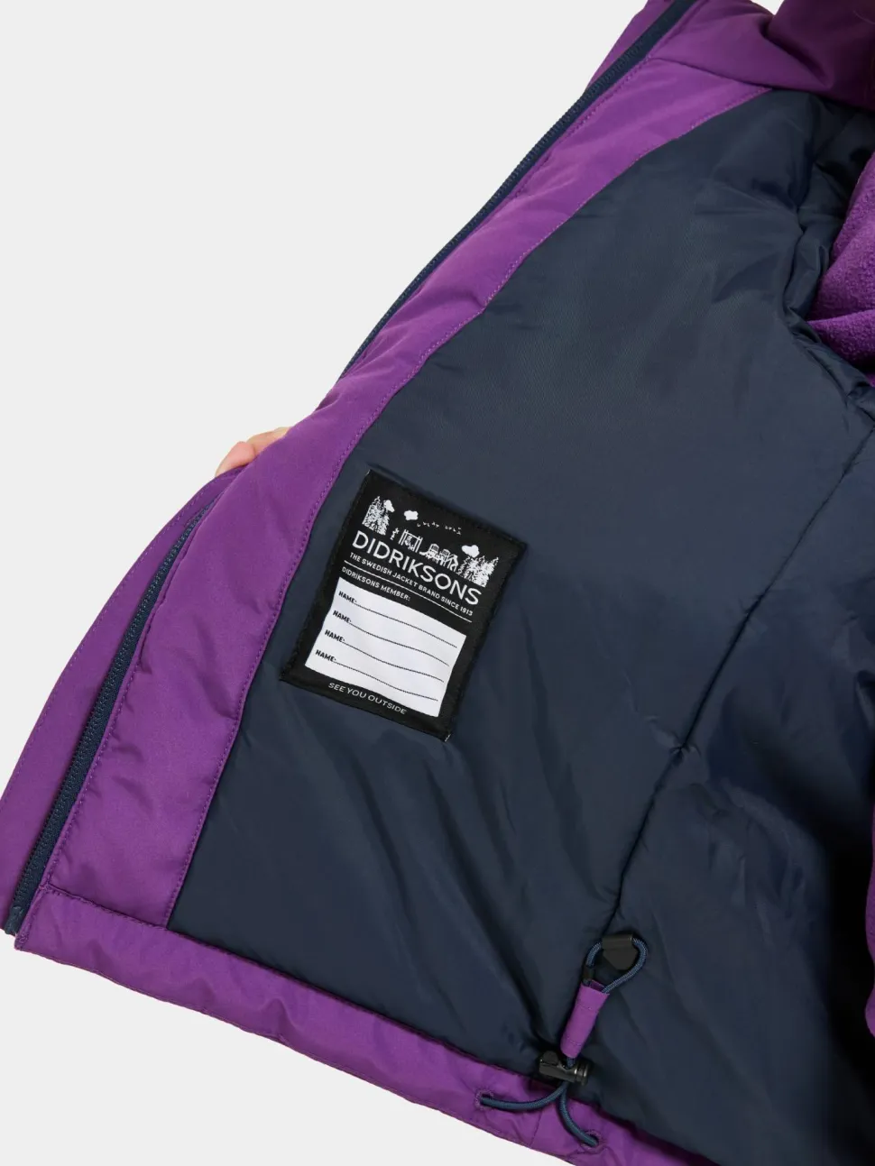 Didriksons Kids' Talvi Jacket Royal Purple