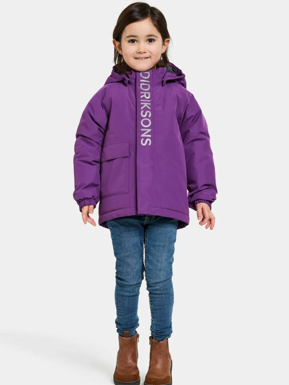 Didriksons Kids' Talvi Jacket Royal Purple