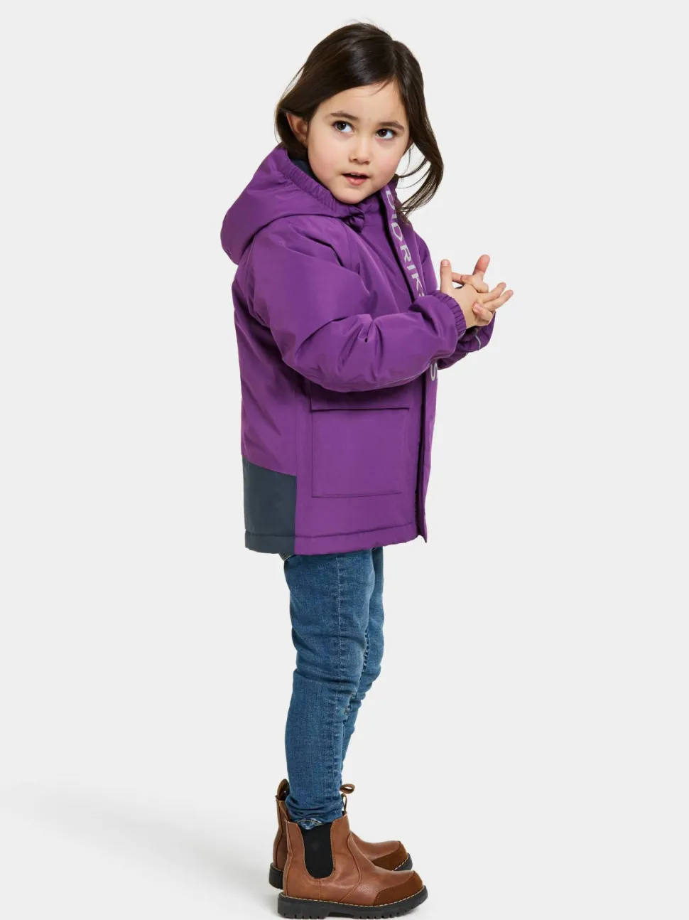 Didriksons Kids' Talvi Jacket Royal Purple