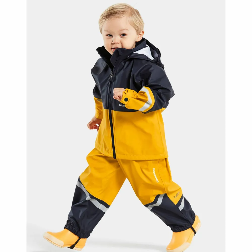 Didriksons Kids' Waterman C Set Oat Yellow Hot