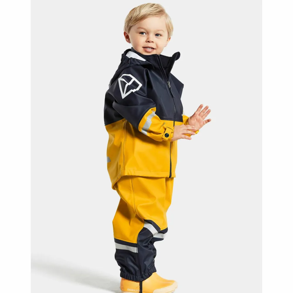 Didriksons Kids' Waterman C Set Oat Yellow Hot