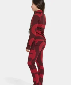 Didriksons Kids' Yotta Printed Set Path L Rust New