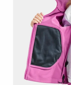 Didriksons Kids' Zea Stretch Jacket Radiant Purple Outlet