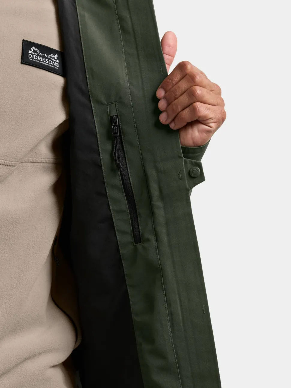 Didriksons Men's Biak Jacket Deep Green