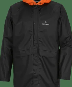 Didriksons Unisex Avon Parka Galon Black/Flame