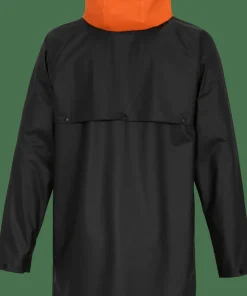 Didriksons Unisex Avon Parka Galon Black/Flame
