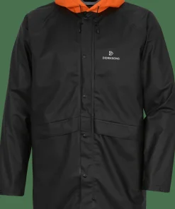 Didriksons Unisex Avon Parka Galon Black/Flame
