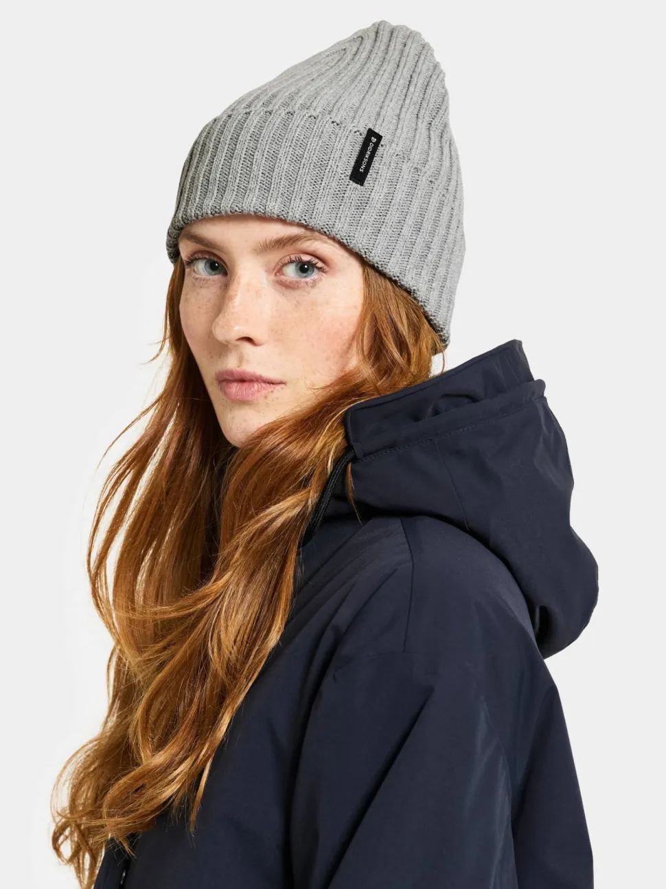 Didriksons Unisex Laken Beanie 3 Grey Melange