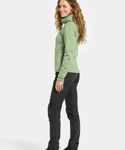 Didriksons Women's Anneli Full Zip 3 Light Moss