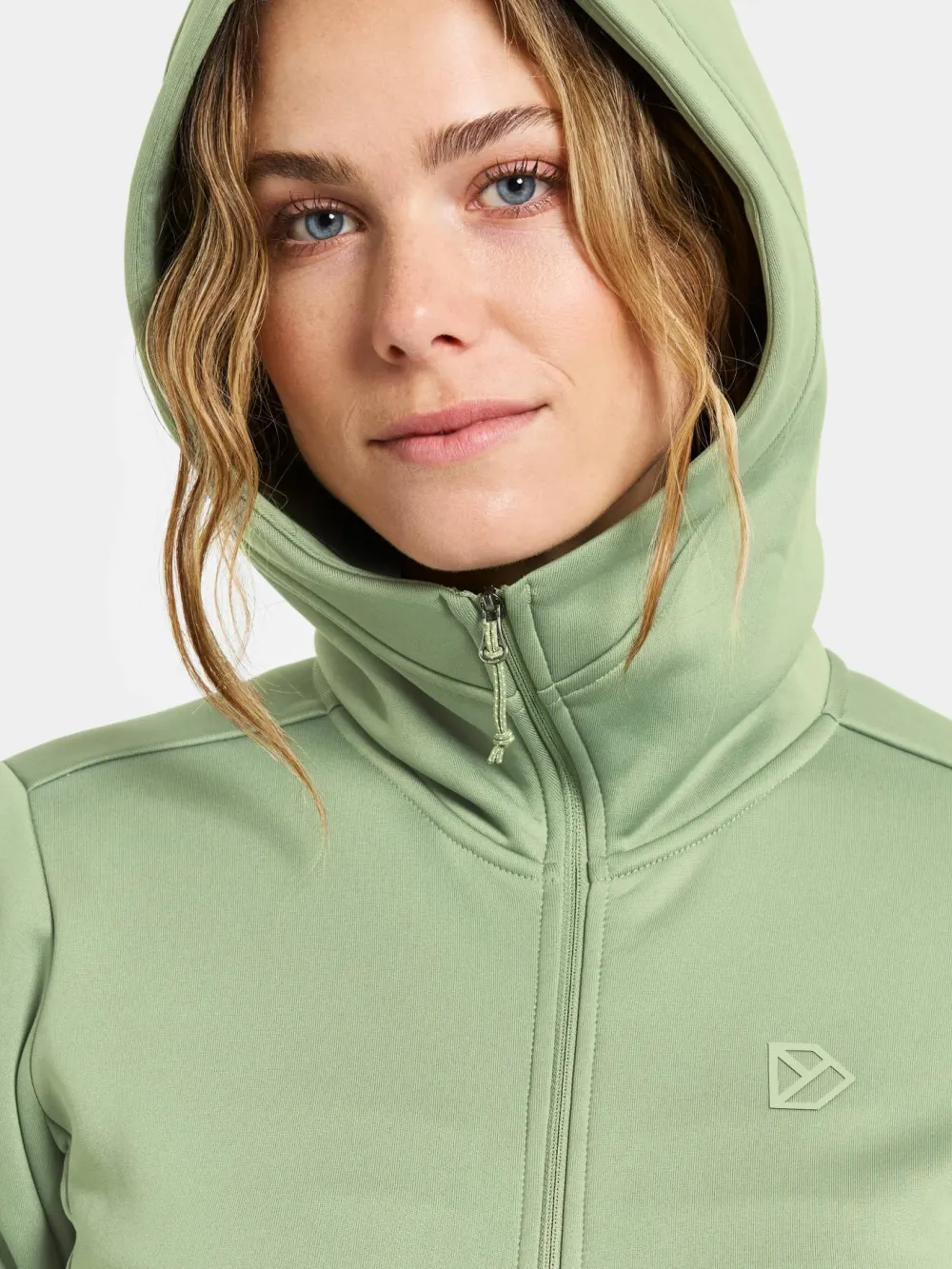 Didriksons Women's Anneli Full Zip 3 Light Moss