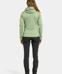 Didriksons Women's Anneli Full Zip 3 Light Moss